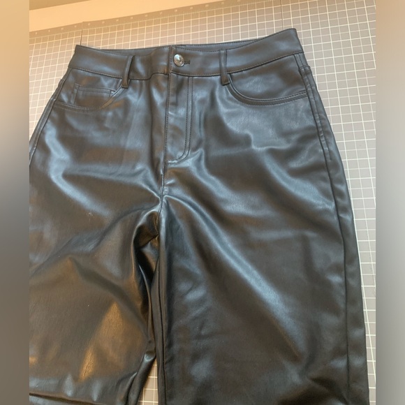 Joe Fresh vegan leather pants - Picture 2 of 7